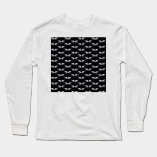 Swans background oil painting effect Long Sleeve T-Shirt